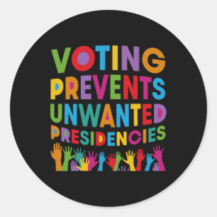Adesivo Votar Impede Que Presidências Indesejadas Me Dão P