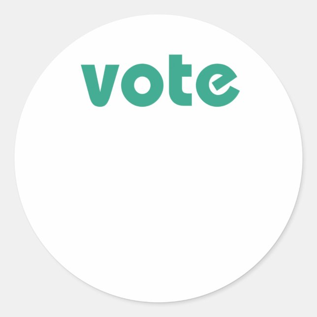 Adesivo Votar O Arco-Íris Multicolor Da Voz S (Frente)