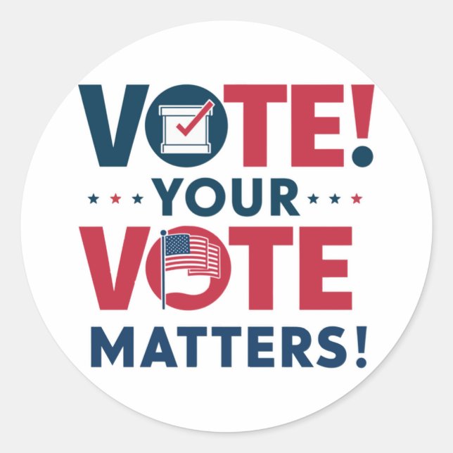 Adesivo Votar O Voto Do Vinheta (Frente)