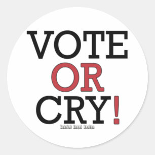 Adesivo Votar ou Chorar
