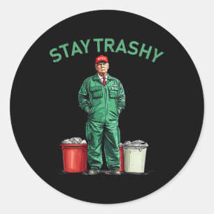 Adesivo Votar Trump Garbyge Man Permanece Trashy 2024 Elei