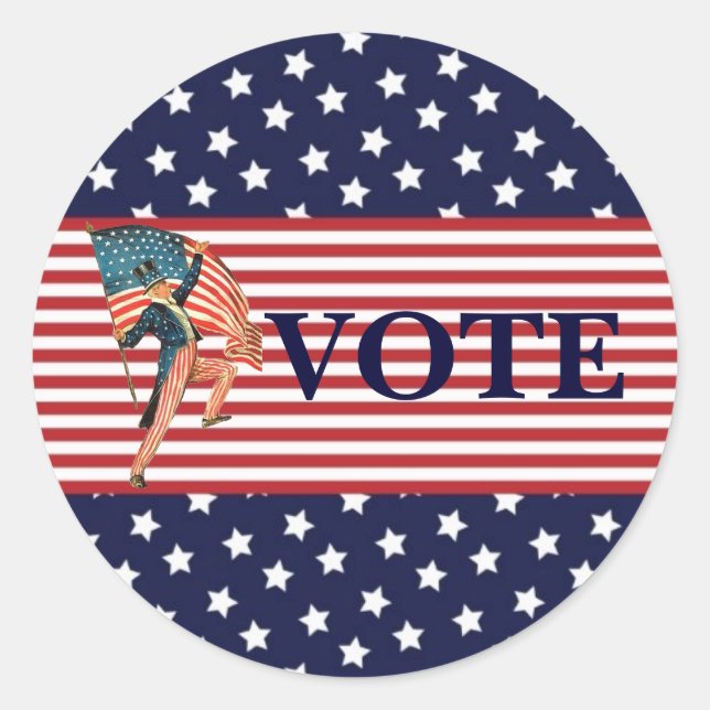 Adesivo Votar Vinheta Eleitoral (Frente)