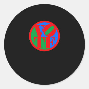 Adesivo Votar - Votar Azul - Votar Vermelho - 2024