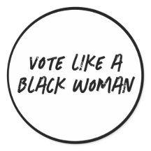 Vote Blue 2024 Como Uma Mulher Negra