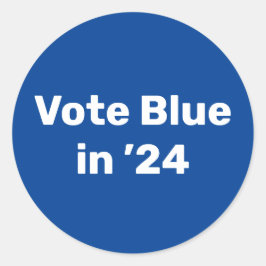 Adesivo Vote Blue em 2024