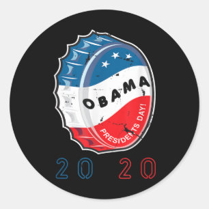 Adesivo Vote Butage Vintage Funny Obama Colorful Design