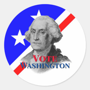 Adesivo Vote em George Washington