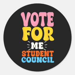 Adesivo Vote Em Mim Conselho Estudantil Juventude Legal El