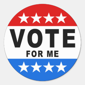 Adesivo Vote em Mim Sticker