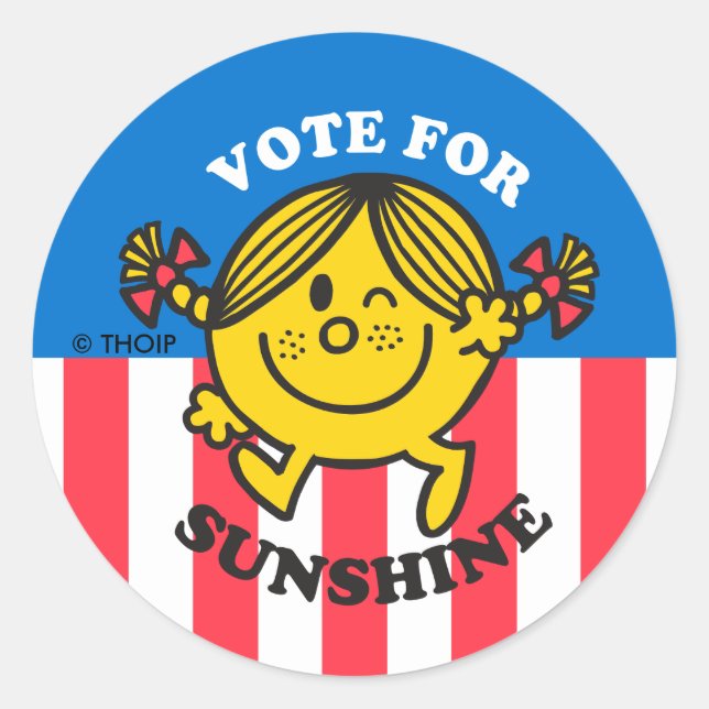 Adesivo Vote For Sunshine (Frente)