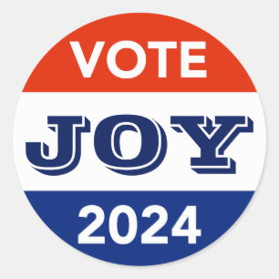 Adesivo Vote Joy 2024 Harris Walz
