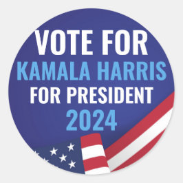 Adesivo Vote Kamala Harris Para O Presidente 2024