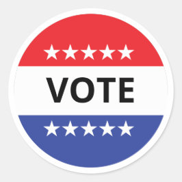 Adesivo Vote Modelo