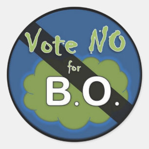 Adesivo Vote não para B.O.