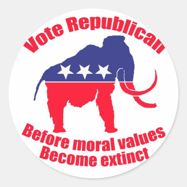 Adesivo Vote Republicano (Frente)