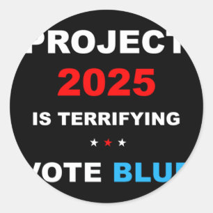 Adesivo Vote Save Democracy Stop Project 2025 1