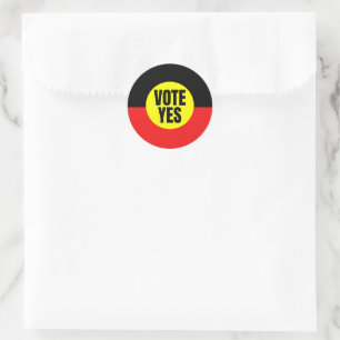 Adesivo Vote Sim Para A Voz No Parlamento