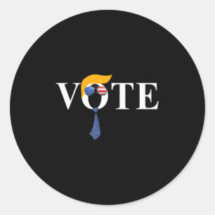 Adesivo Vote Trump 2024 Hair Tie Funny Pocket Design