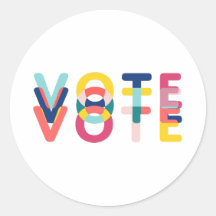 Vote Vibrante Moderno Arco-Íris Político