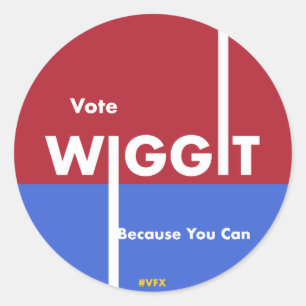 Adesivo Vote Wiggit Sticker