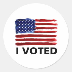 Adesivo Votei - Bandeira Americana