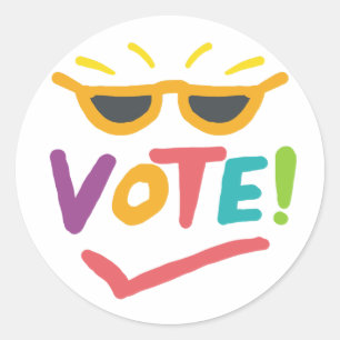 Adesivo Votem!