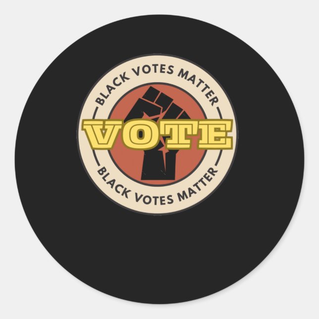 Adesivo Votes Pretos (Frente)