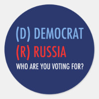 Voto D para Democrata R pela Rússia Engraçada Elei