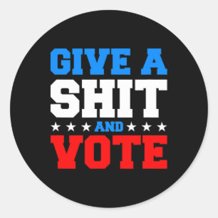 Adesivo Voto Eleitoral Engraçado - Dar E Votar