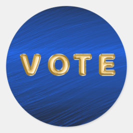 Adesivo Voto Gráfico Azul Real Metálico