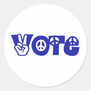 Adesivo Voto para a paz