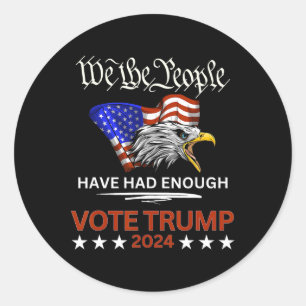 Adesivo Voto Pró-Republicano Trump 2024 Que As Pessoas Têm