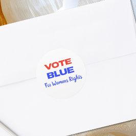 Adesivo Votos Azuis nos Estados Unidos Azul Vermelho Polít
