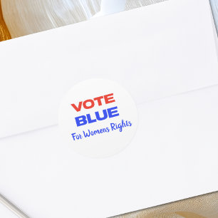 Adesivo Votos Azuis nos Estados Unidos Azul Vermelho Polít