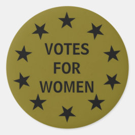 Adesivo Votos históricos do design do sufrágio para