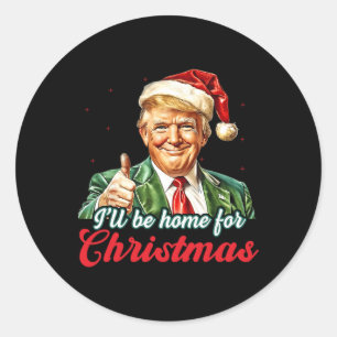 Adesivo Vou Chegar Para O Natal, Engraçado Xmas Pajamas