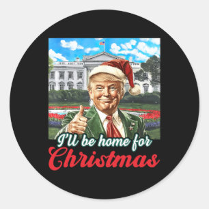 Adesivo Vou Chegar Para O Natal, Engraçado Xmas Pajamas