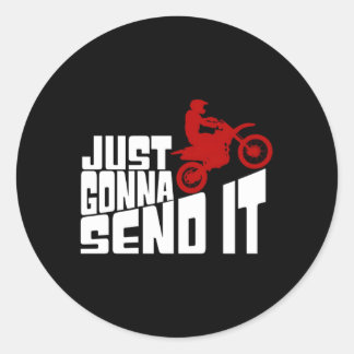 Adesivo Vou Enviá-La Motocross Dirt Bike