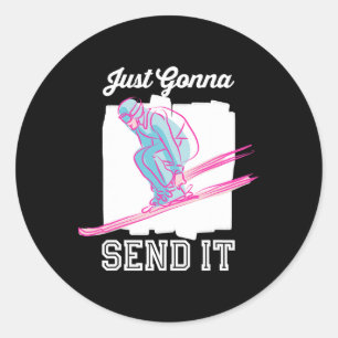 Adesivo Vou Enviá-Lo Snowboard De Camisa