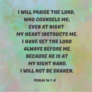 Adesivo Vou Louvar O Senhor Bíblia Verdadeiramente Laptop