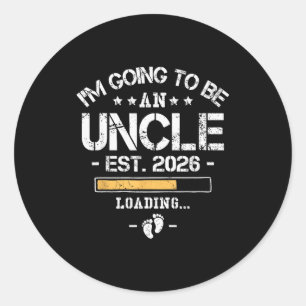 Adesivo Vou Ser Tio 2026 - Anúncio de Novo Bebê