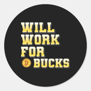 Adesivo Vou Trabalhar Por Bucks Presente Engraçado de Game