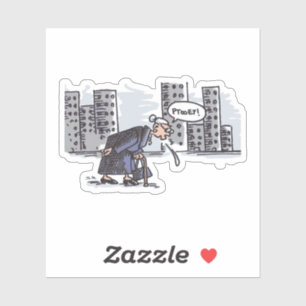 Adesivo Vovó cuspindo!