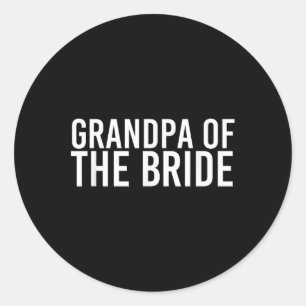 Adesivo Vovô Da Camisa Da Noiva Engraçada Par De Casamento