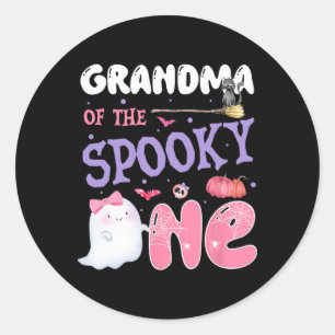 Adesivo Vovó De Halloween De Um primeiro aniversario Spook