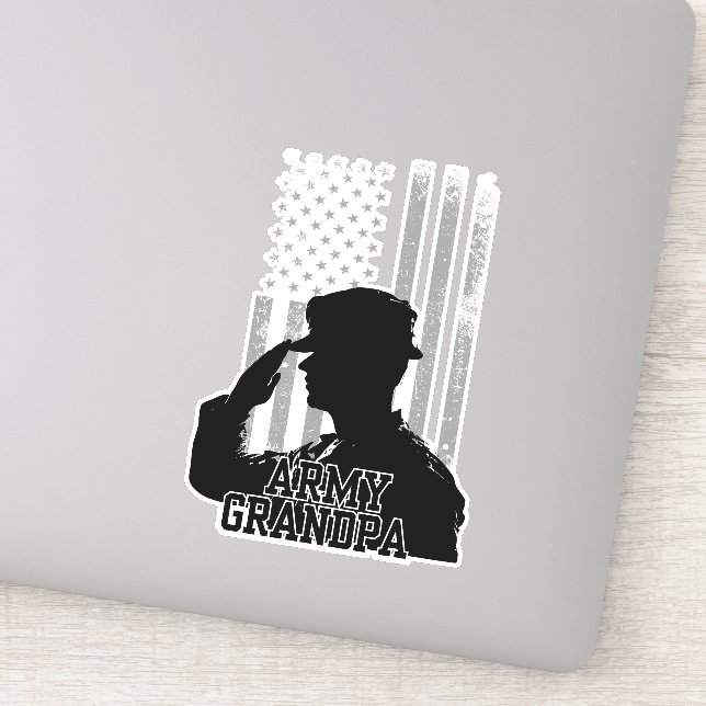 Adesivo Vovô do Exército (Detalhe)