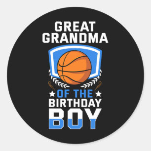 Adesivo Vovó excelente Da Família De Beisebol Do Aniversár