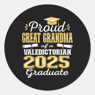Adesivo Vovó Excelente Orgulhosa De 2025, Formando Valedic