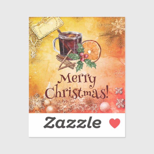 Adesivo Vovó Holly Berry Cinnamon (Folha)