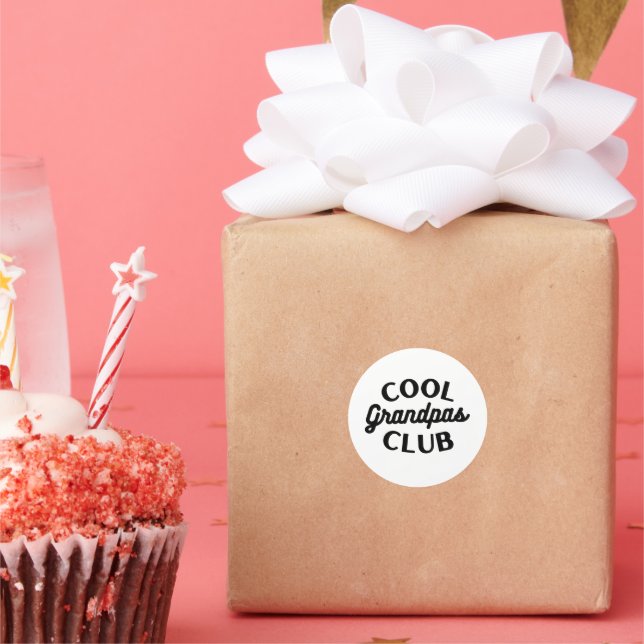 Adesivo Vovô legal Clube Funny Avós Dia Vovô (Festa)